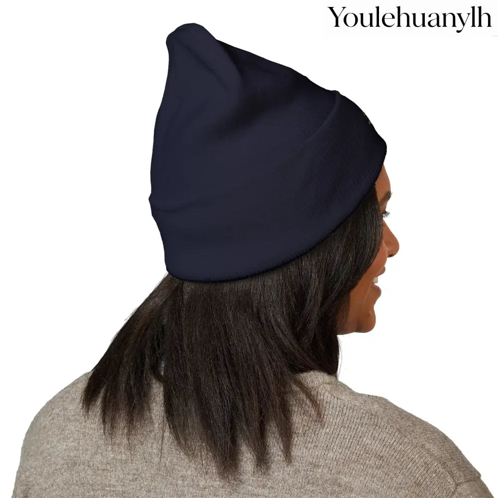 Classic Embroidered Beanie - Hats