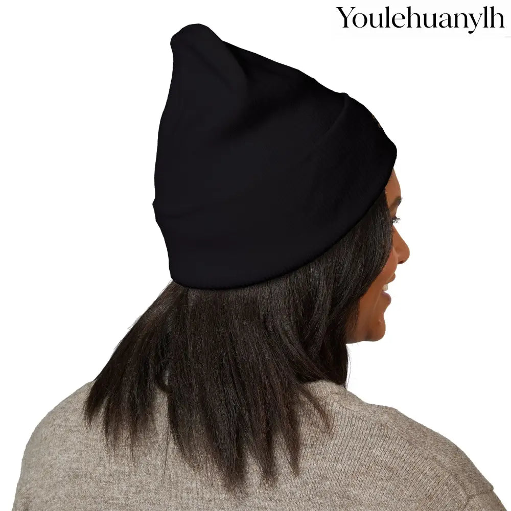 Classic Embroidered Beanie - Hats
