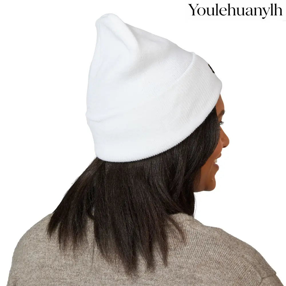 Classic Embroidered Beanie - Hats