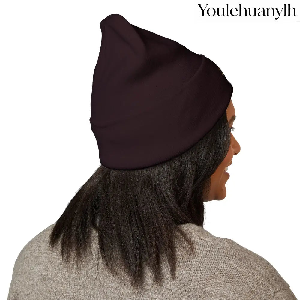 Classic Embroidered Beanie - Hats