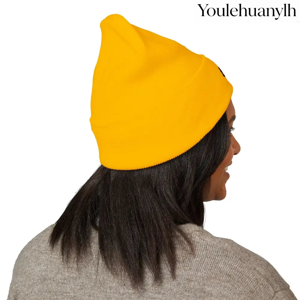 Classic Embroidered Beanie - Hats