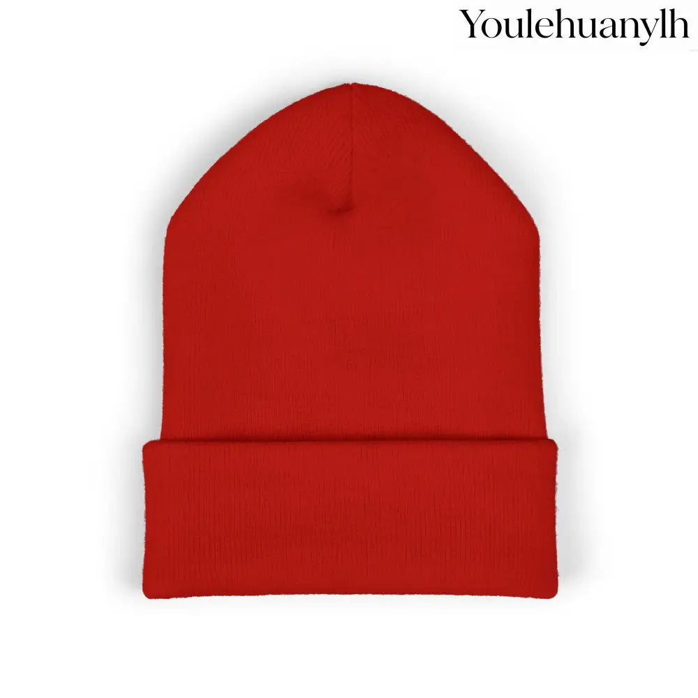 Classic Embroidered Beanie - Hats