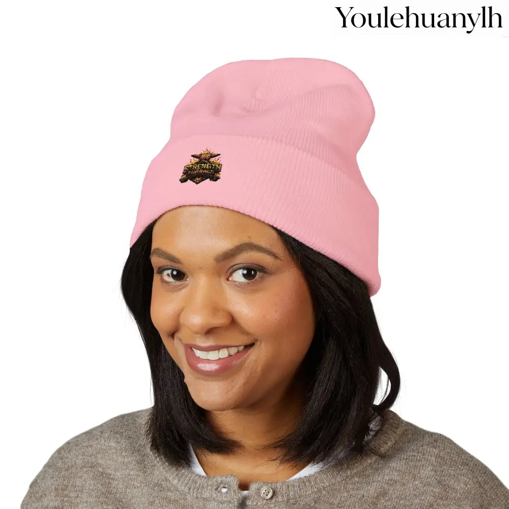 Classic Embroidered Beanie - Hats