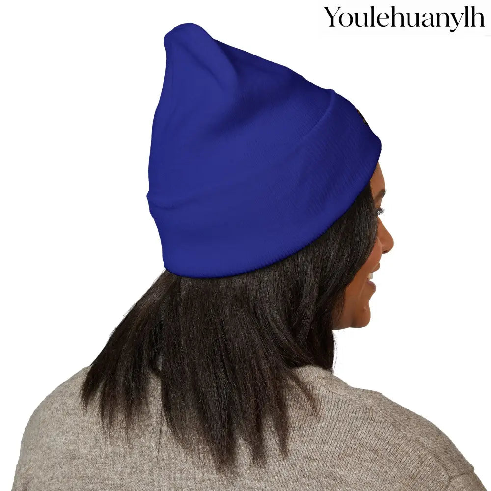 Classic Embroidered Beanie - Hats