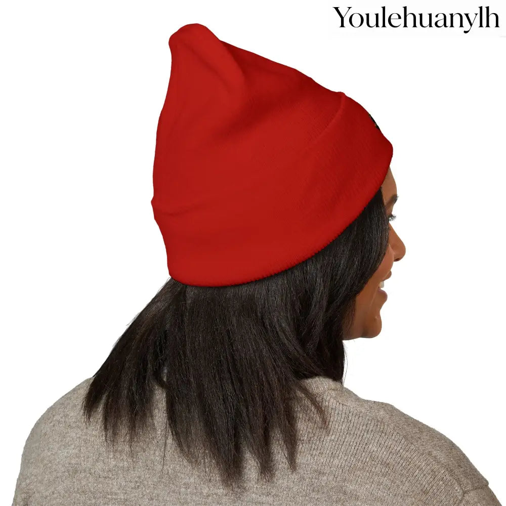 Classic Embroidered Beanie - Hats