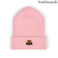 Classic Embroidered Beanie - One size / Baby Pink - Hats