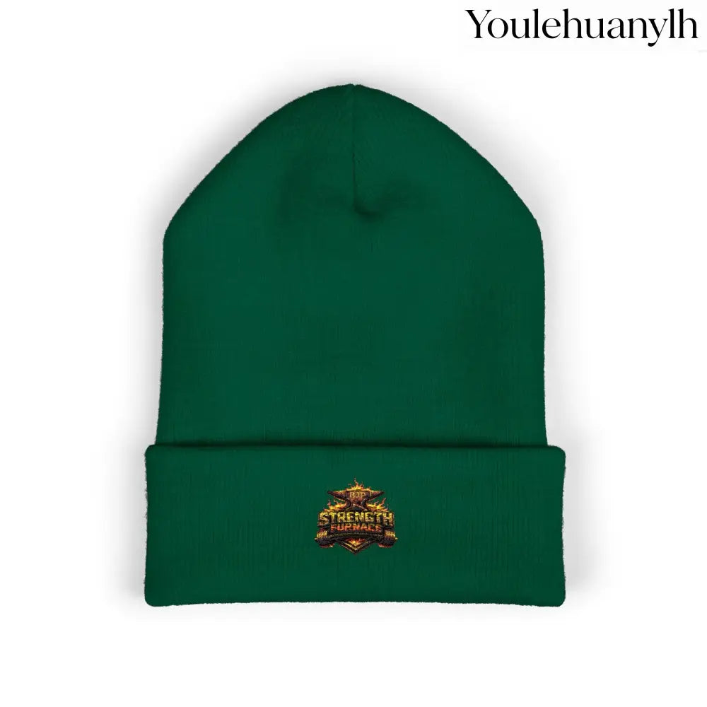 Classic Embroidered Beanie - One size / Spruce - Hats
