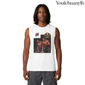 Don’t be a Pussy | But use a Spotter Graphic Muscle Tee - S / White - Tank Top