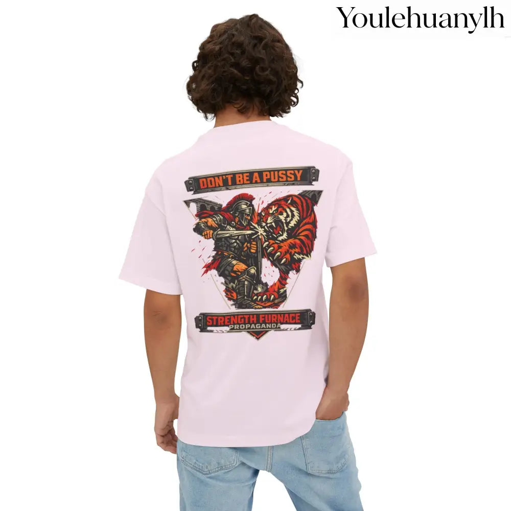 Don’t Be a Pussy | Fight a Tiger Graphic Box Tee - T-Shirt