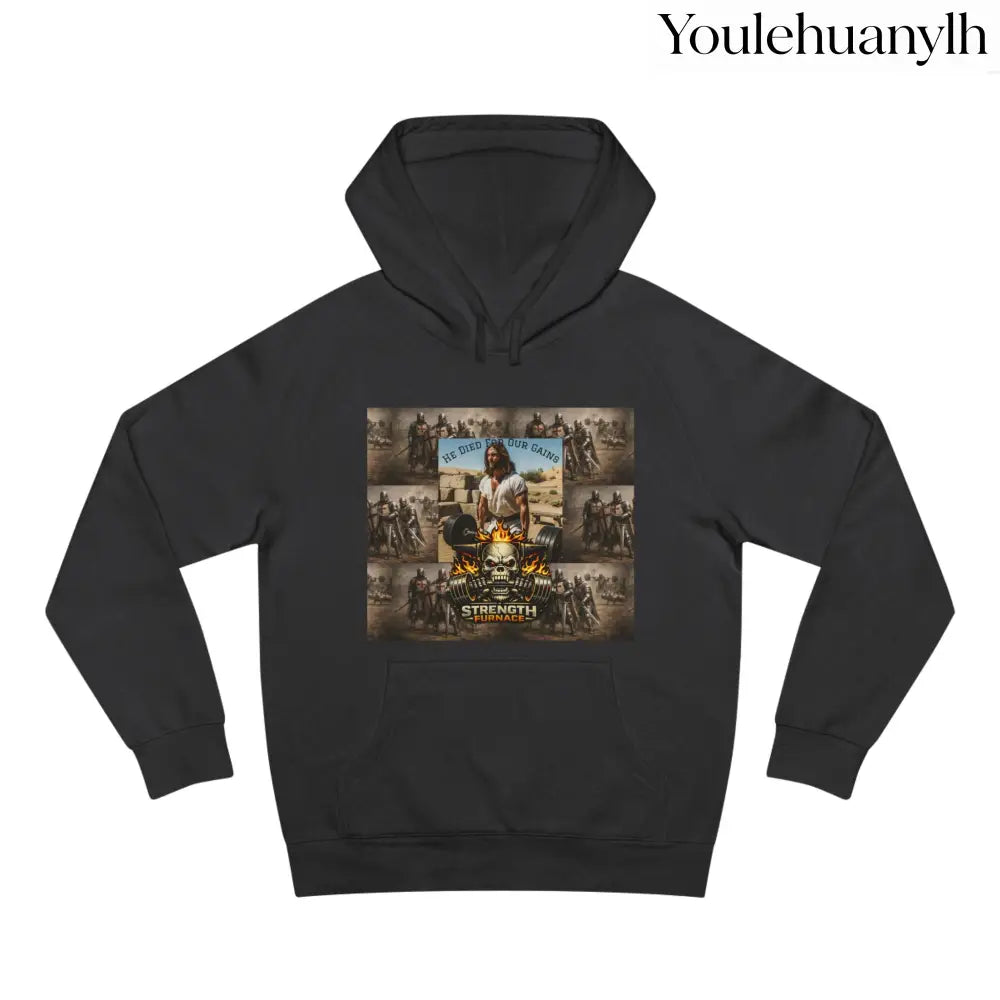 Don’t be a Pussy | God Forbids It Graphic Hoodie - Asphalt Heather / XS - Hoodie
