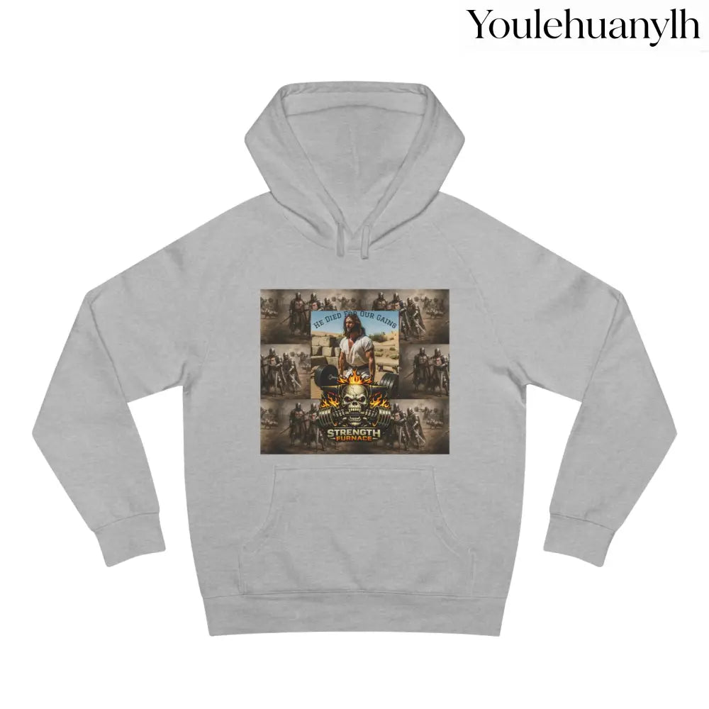 Don’t be a Pussy | God Forbids It Graphic Hoodie - Athletic Heather / XS - Hoodie