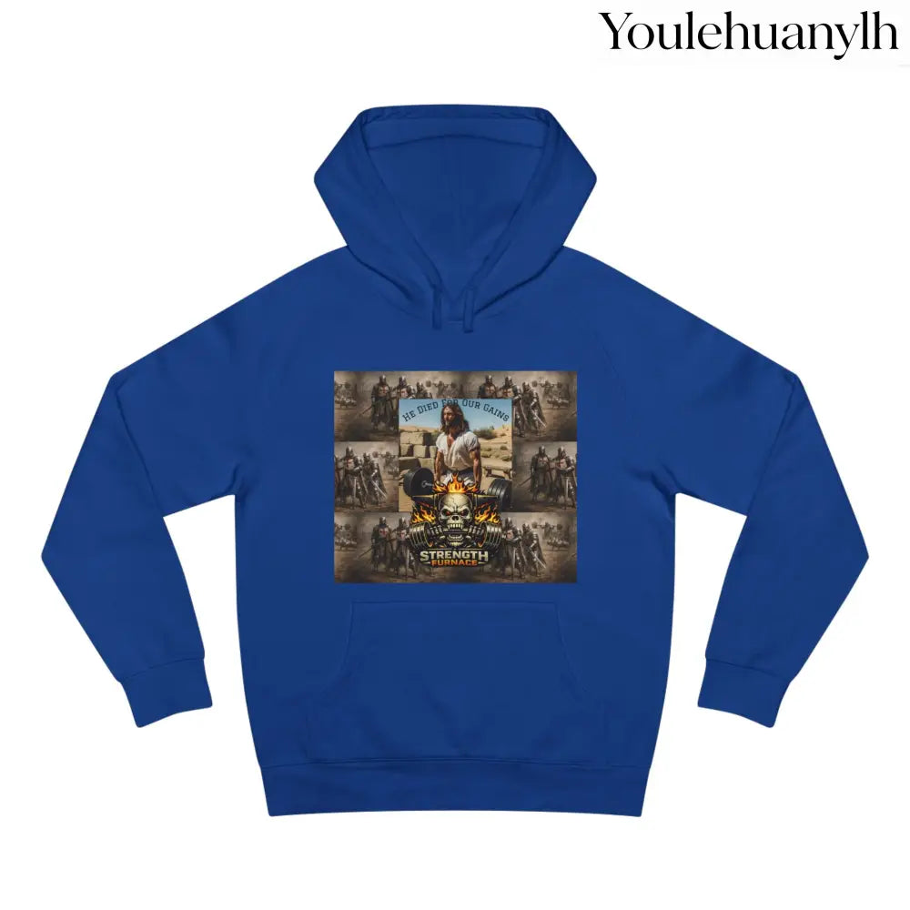 Don’t be a Pussy | God Forbids It Graphic Hoodie - Bright Royal / XS - Hoodie