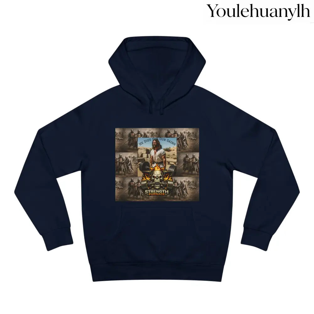 Don’t be a Pussy | God Forbids It Graphic Hoodie - Navy / XS - Hoodie