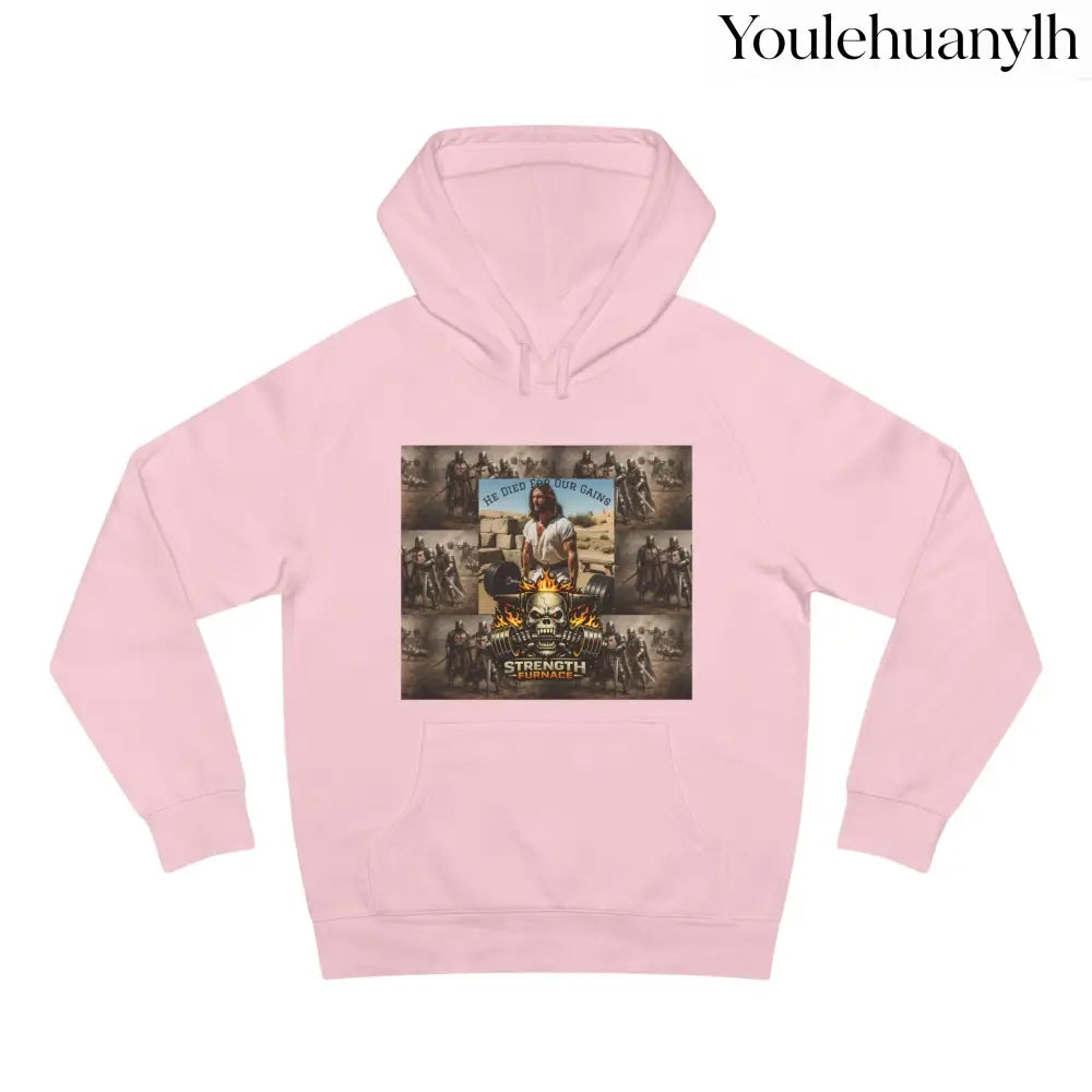 Don’t be a Pussy | God Forbids It Graphic Hoodie - Pink / XS - Hoodie