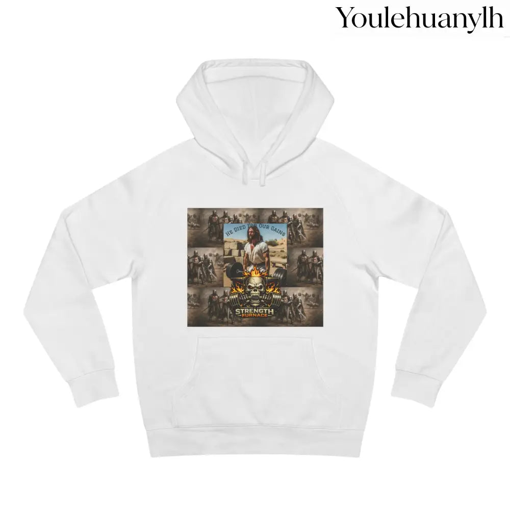 Don’t be a Pussy | God Forbids It Graphic Hoodie - White / XS - Hoodie