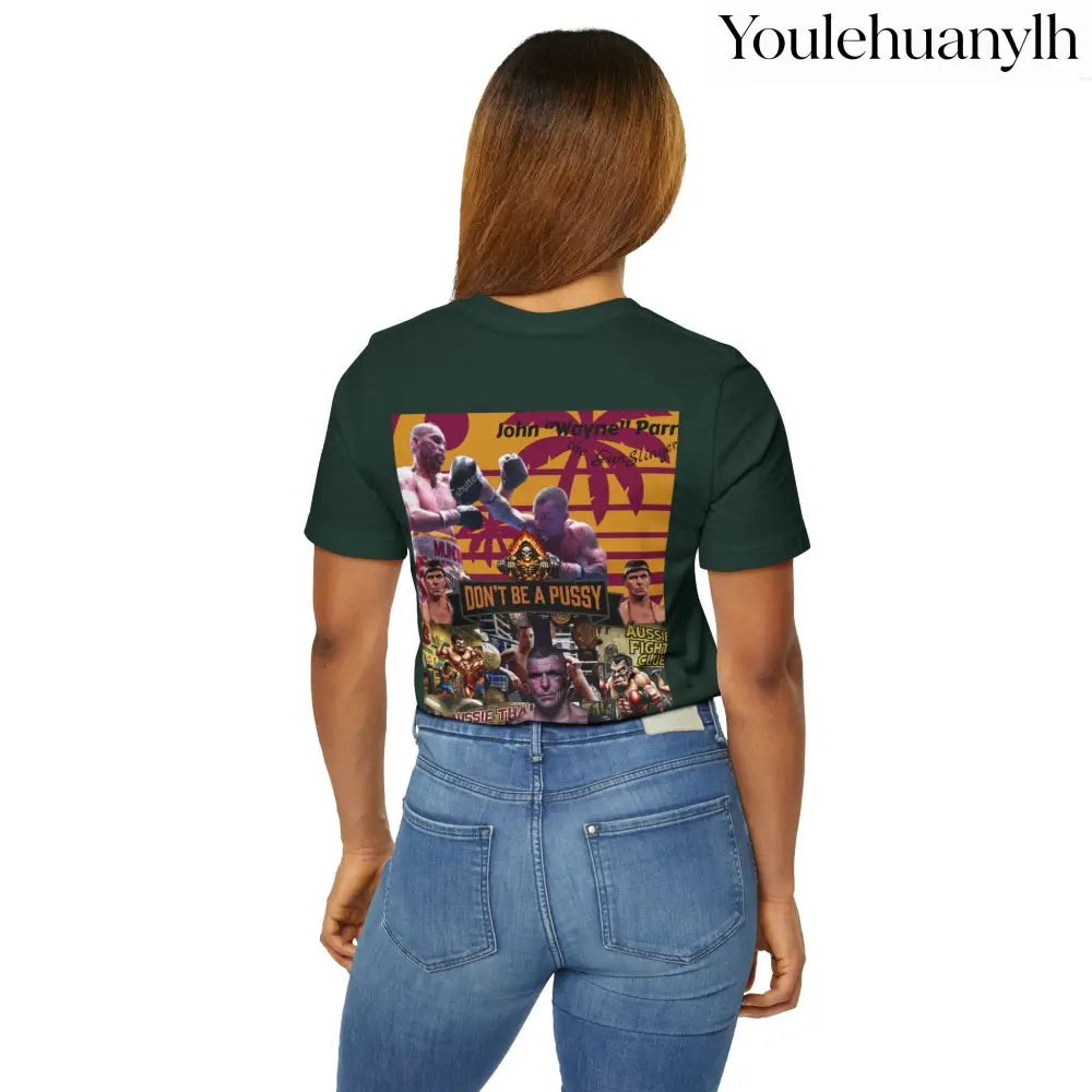 Don’t be a Pussy | Jdubya | Graphic Tee - Forest / S - T-Shirt