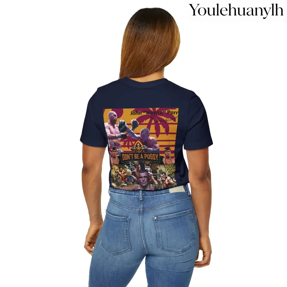 Don’t be a Pussy | Jdubya | Graphic Tee - Navy / S - T-Shirt