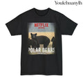 Don’t be a Pussy | Polar Bears & Pug Graphic Tall Tee - Black / LT - T-Shirt
