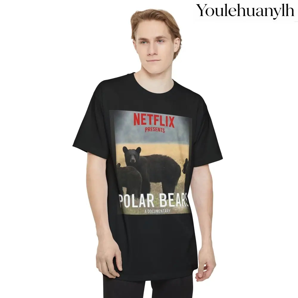 Don’t be a Pussy | Polar Bears & Pug Graphic Tall Tee - T-Shirt