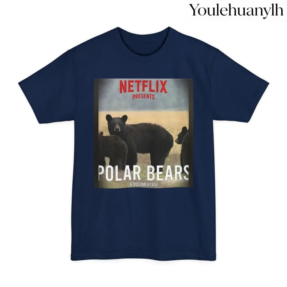 Don’t be a Pussy | Polar Bears & Pug Graphic Tall Tee - T-Shirt