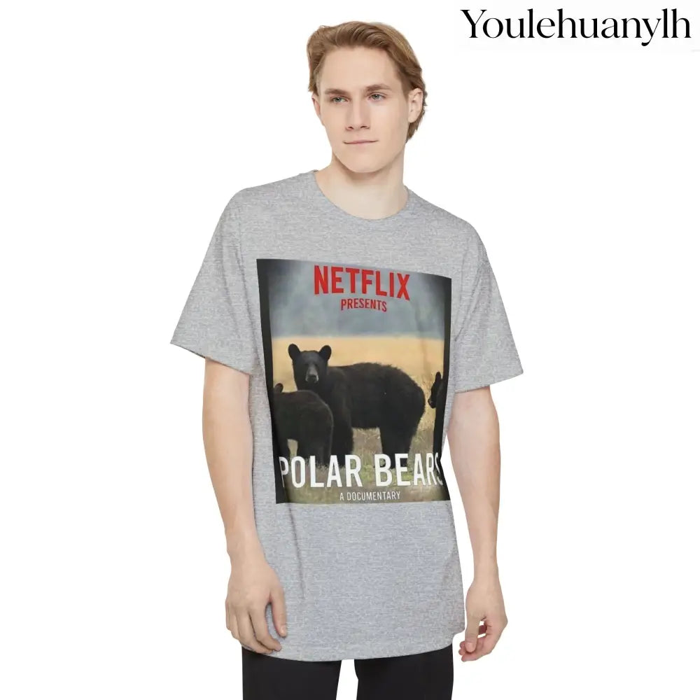 Don’t be a Pussy | Polar Bears & Pug Graphic Tall Tee - T-Shirt