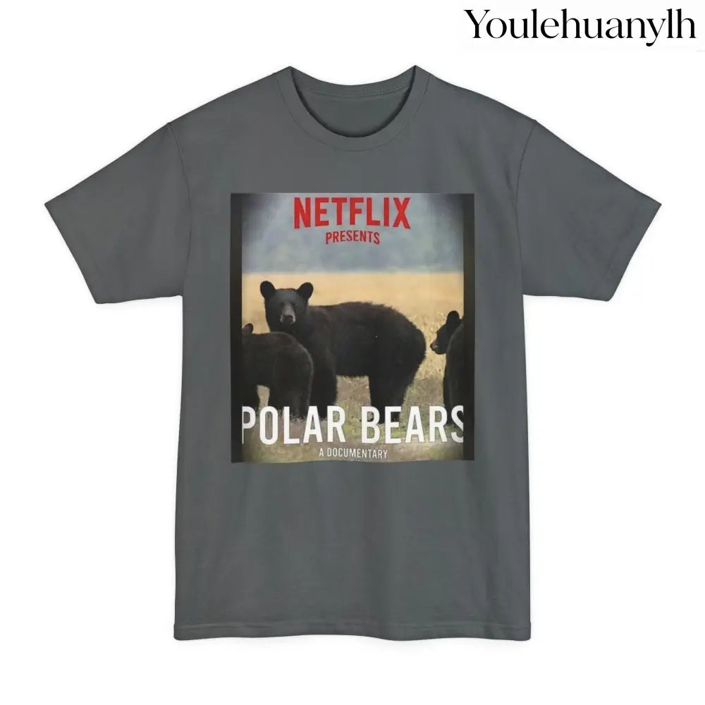 Don’t be a Pussy | Polar Bears & Pug Graphic Tall Tee - T-Shirt