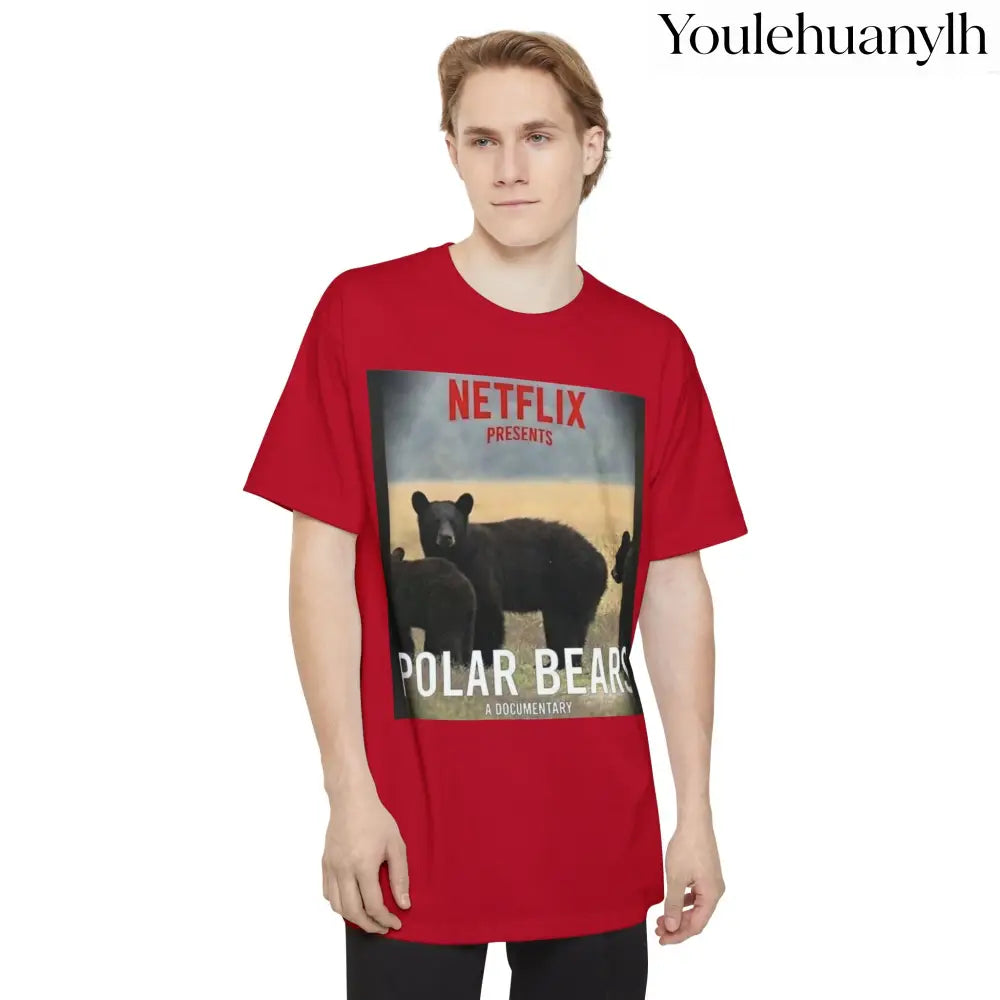 Don’t be a Pussy | Polar Bears & Pug Graphic Tall Tee - T-Shirt