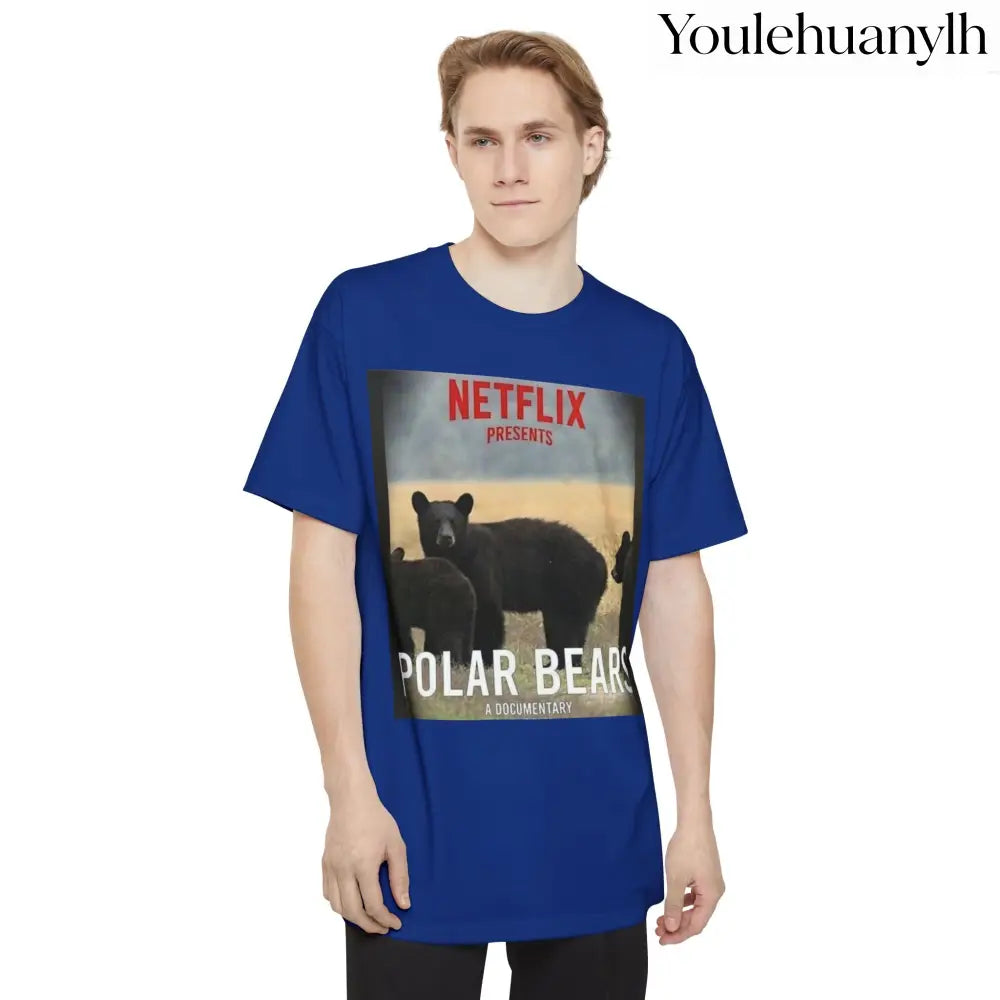 Don’t be a Pussy | Polar Bears & Pug Graphic Tall Tee - T-Shirt
