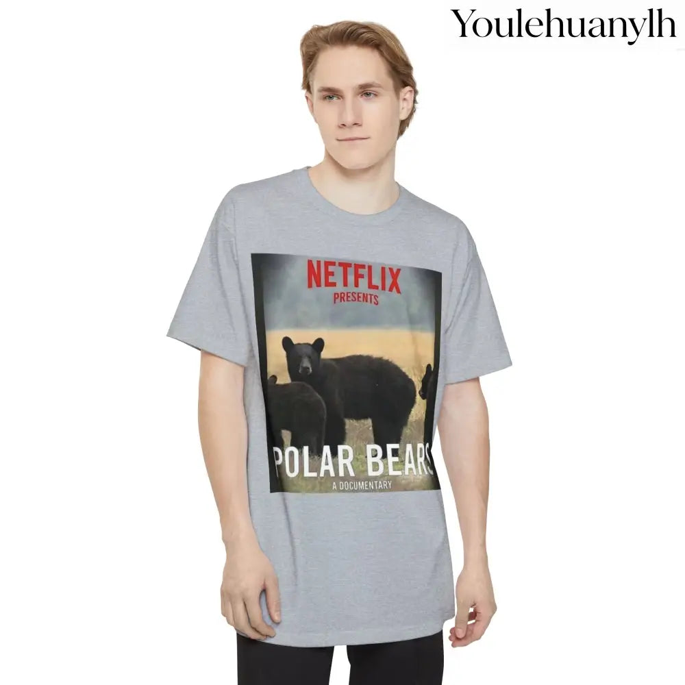 Don’t be a Pussy | Polar Bears & Pug Graphic Tall Tee - T-Shirt
