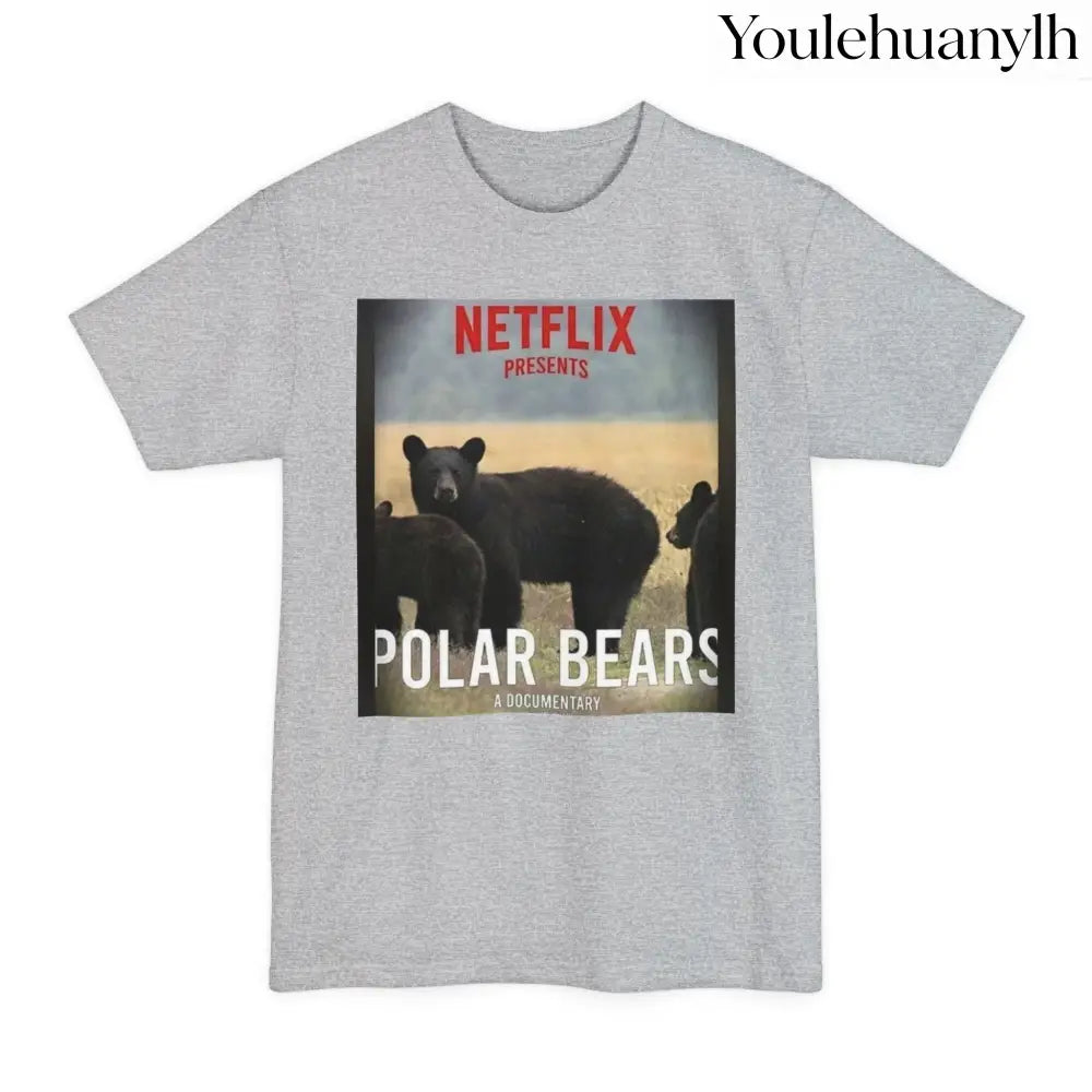 Don’t be a Pussy | Polar Bears & Pug Graphic Tall Tee - T-Shirt