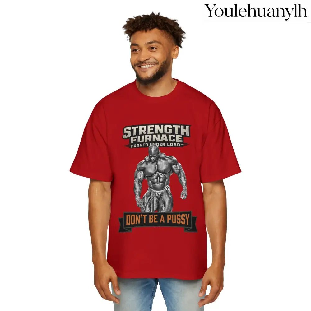 Don’t be a Pussy | Ronnie Oversized Heavy Tee - T-Shirt