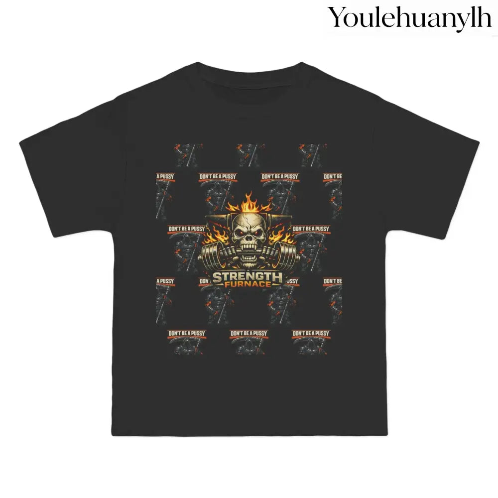 Don’t be a Pussy | Skull Graphic T-Shirt - T-Shirt