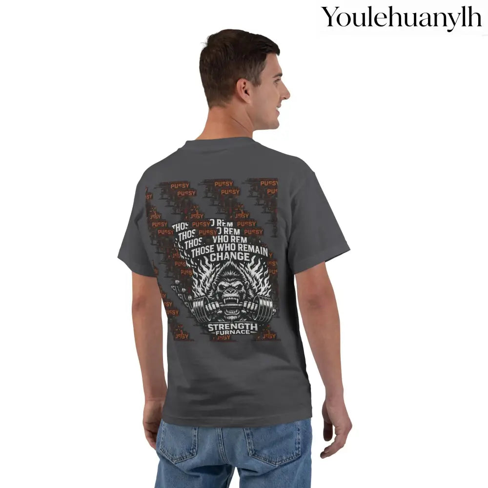 Don’t be a Pussy | Skull Graphic T-Shirt - T-Shirt