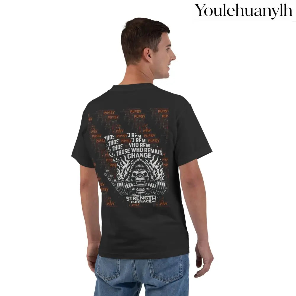 Don’t be a Pussy | Skull Graphic T-Shirt - T-Shirt