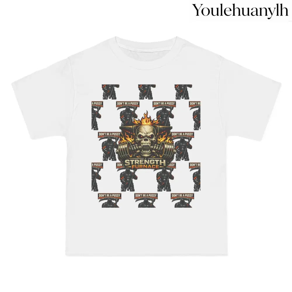 Don’t be a Pussy | Skull Graphic T-Shirt - T-Shirt