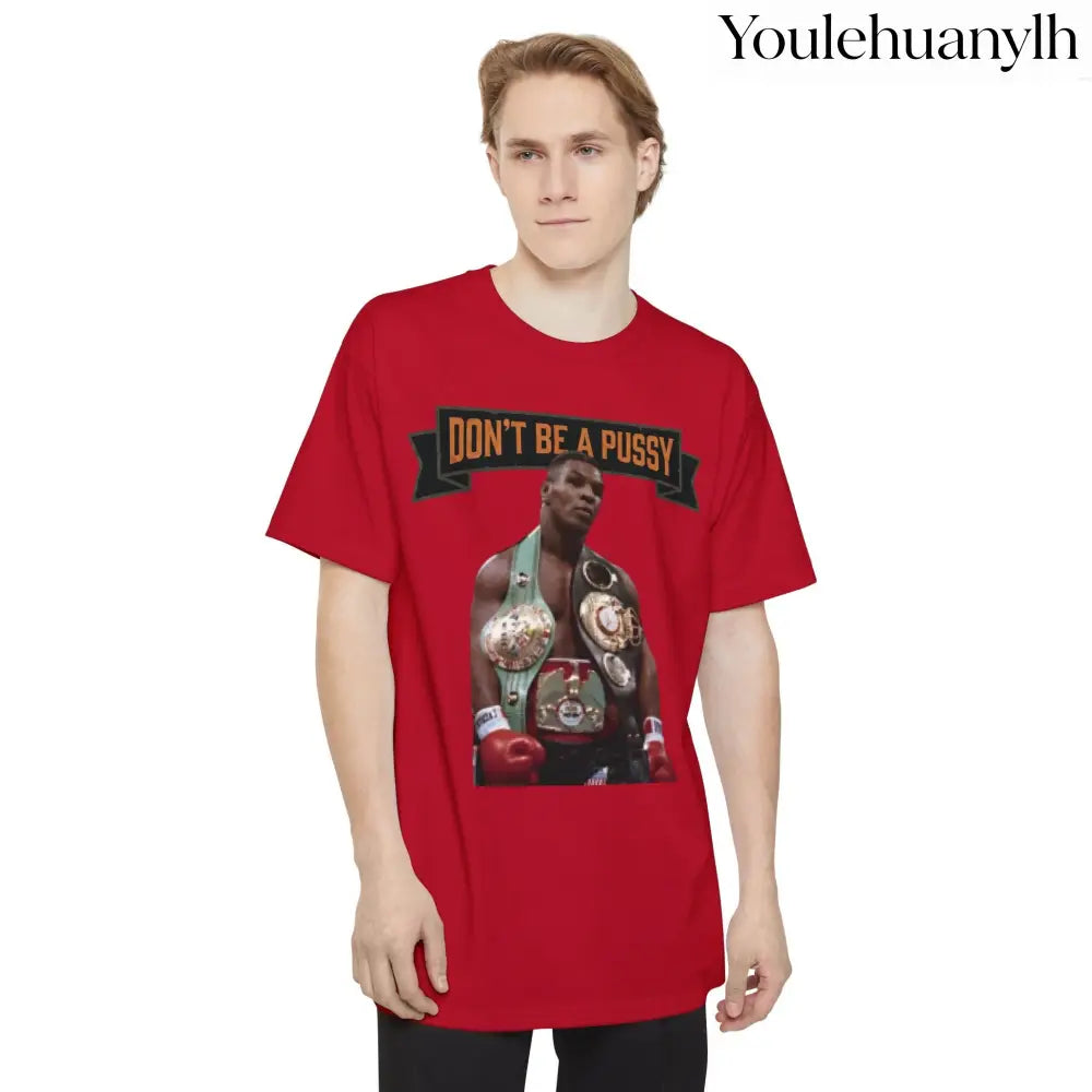 Don’t Be a Pussy | Tyson Tall Tee - Deep Red / LT - T-Shirt