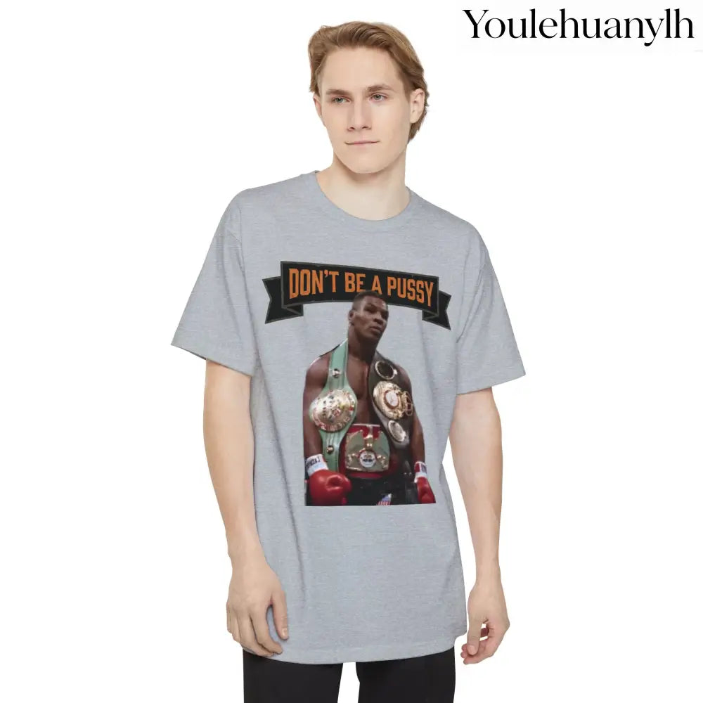 Don’t Be a Pussy | Tyson Tall Tee - Light Steel / LT - T-Shirt