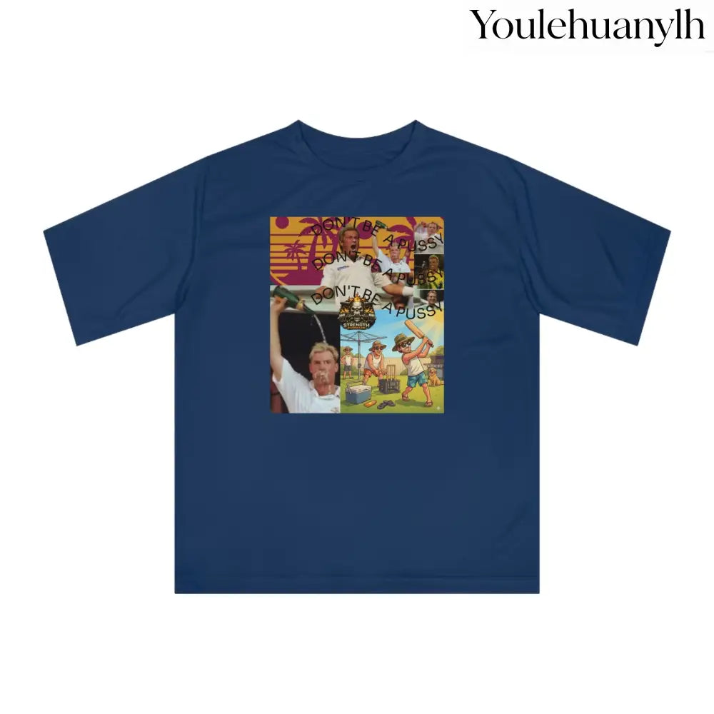 Don’t be a Pussy | Warnie | Graphic Tee - Sport Dark Navy / XS - T-Shirt