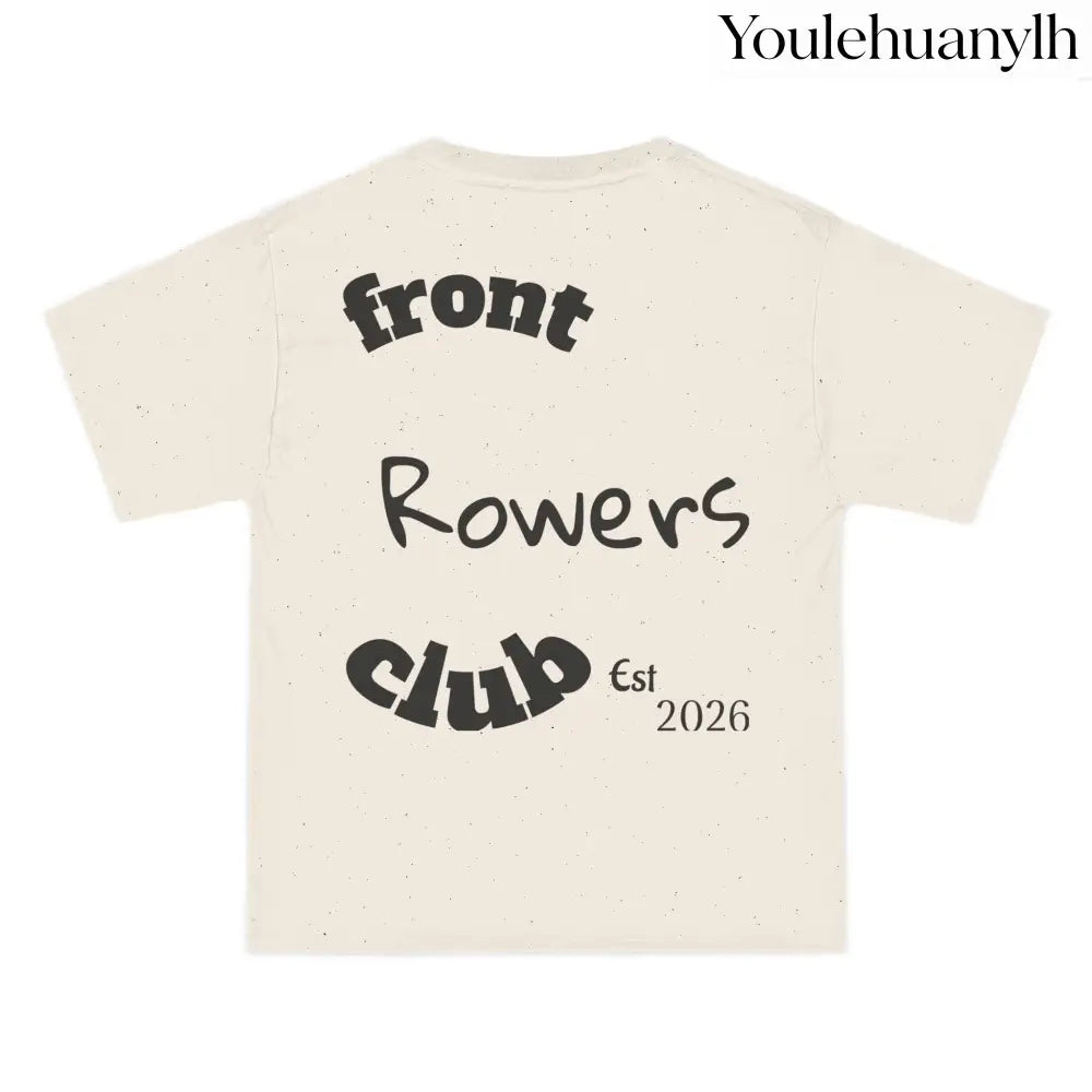 Front Row Social Club T-Shirt, Vintage Rowers Club Graphic Tee - T-Shirt
