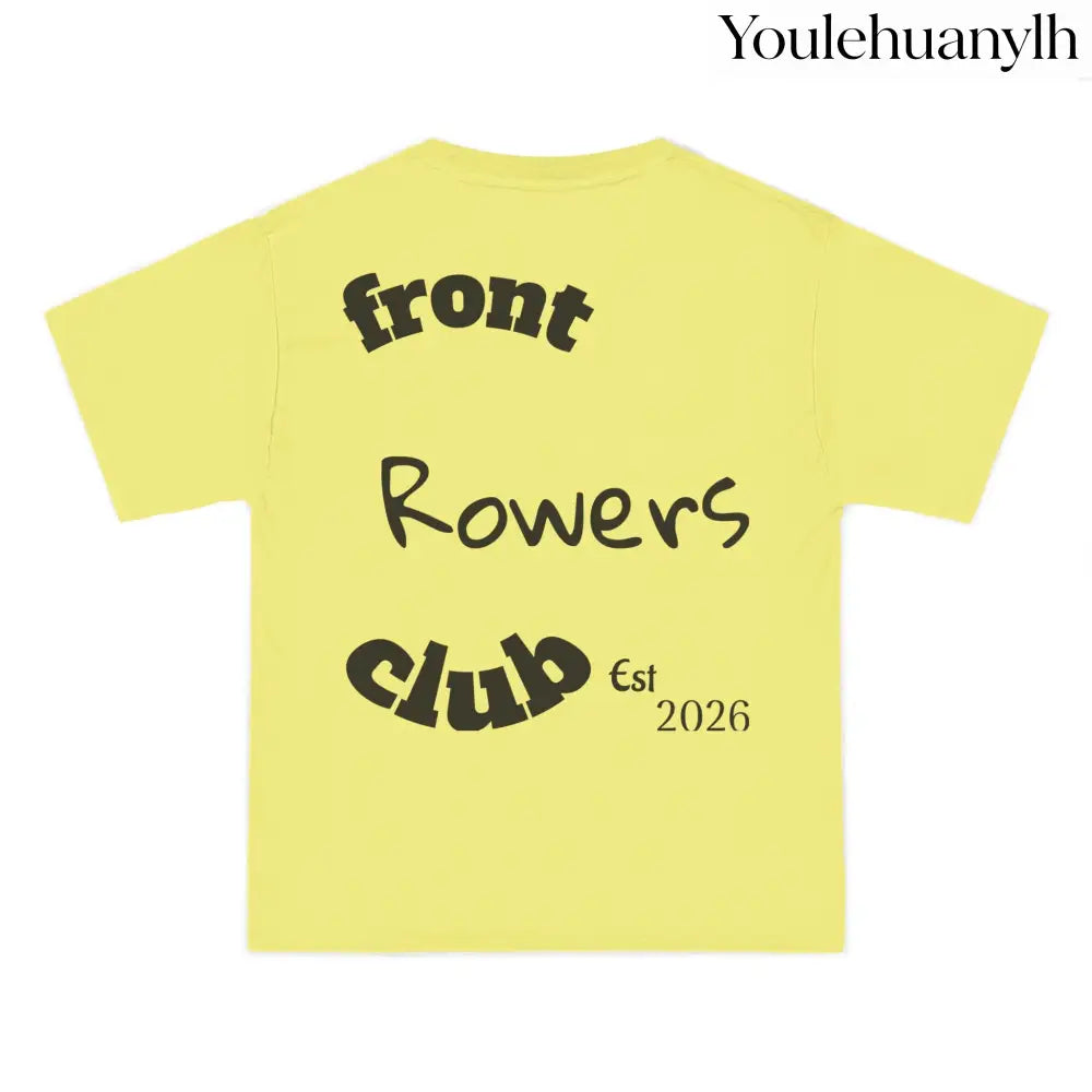Front Row Social Club T-Shirt, Vintage Rowers Club Graphic Tee - T-Shirt