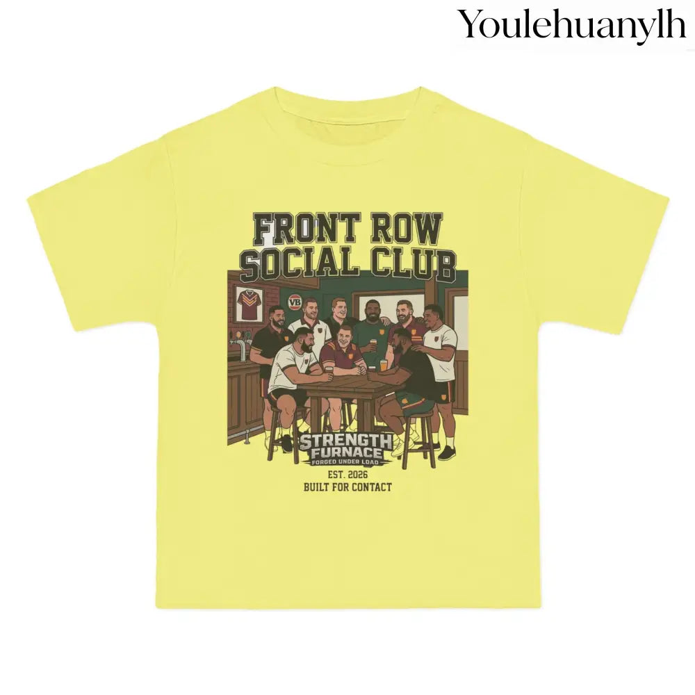 Front Row Social Club T-Shirt, Vintage Rowers Club Graphic Tee - T-Shirt