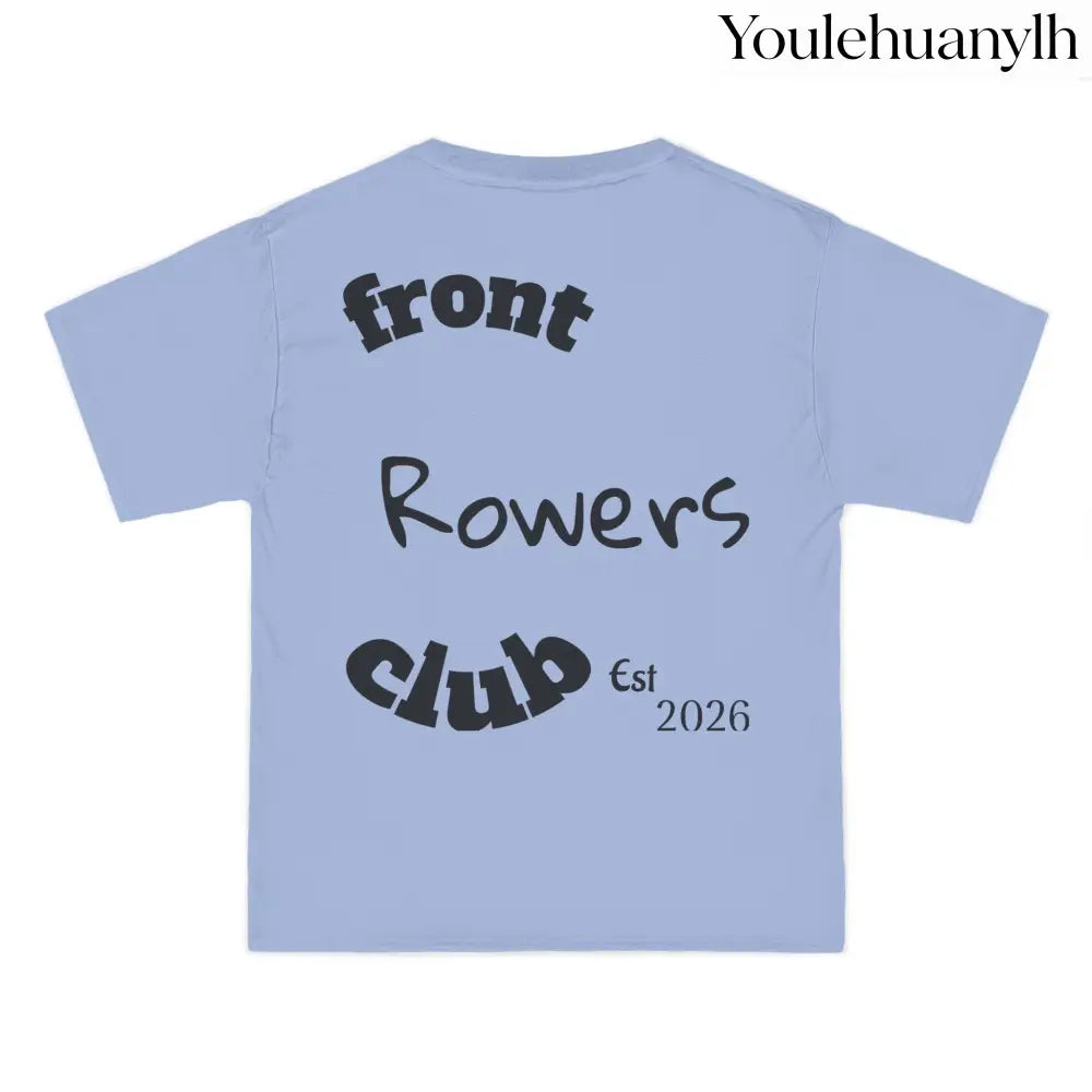 Front Row Social Club T-Shirt, Vintage Rowers Club Graphic Tee - T-Shirt
