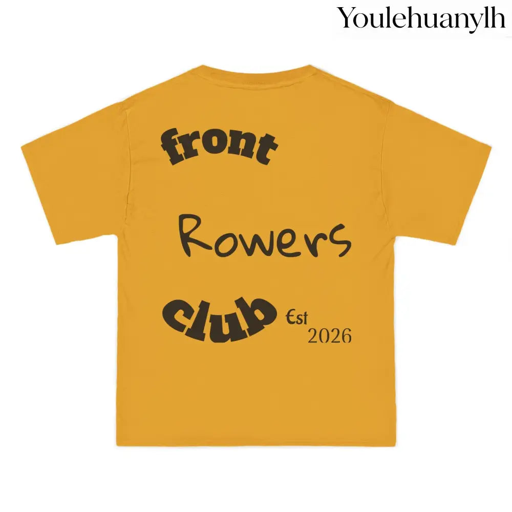 Front Row Social Club T-Shirt, Vintage Rowers Club Graphic Tee - T-Shirt
