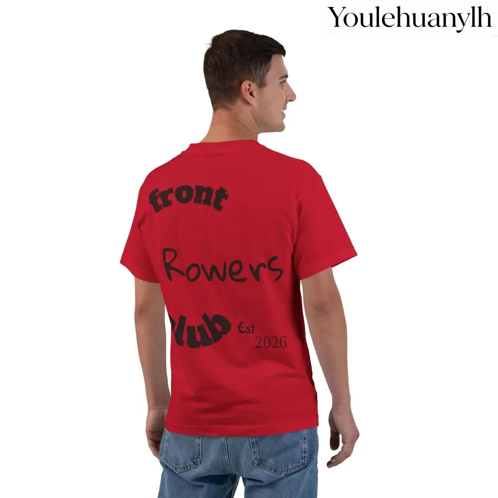 Front Row Social Club T-Shirt, Vintage Rowers Club Graphic Tee - T-Shirt