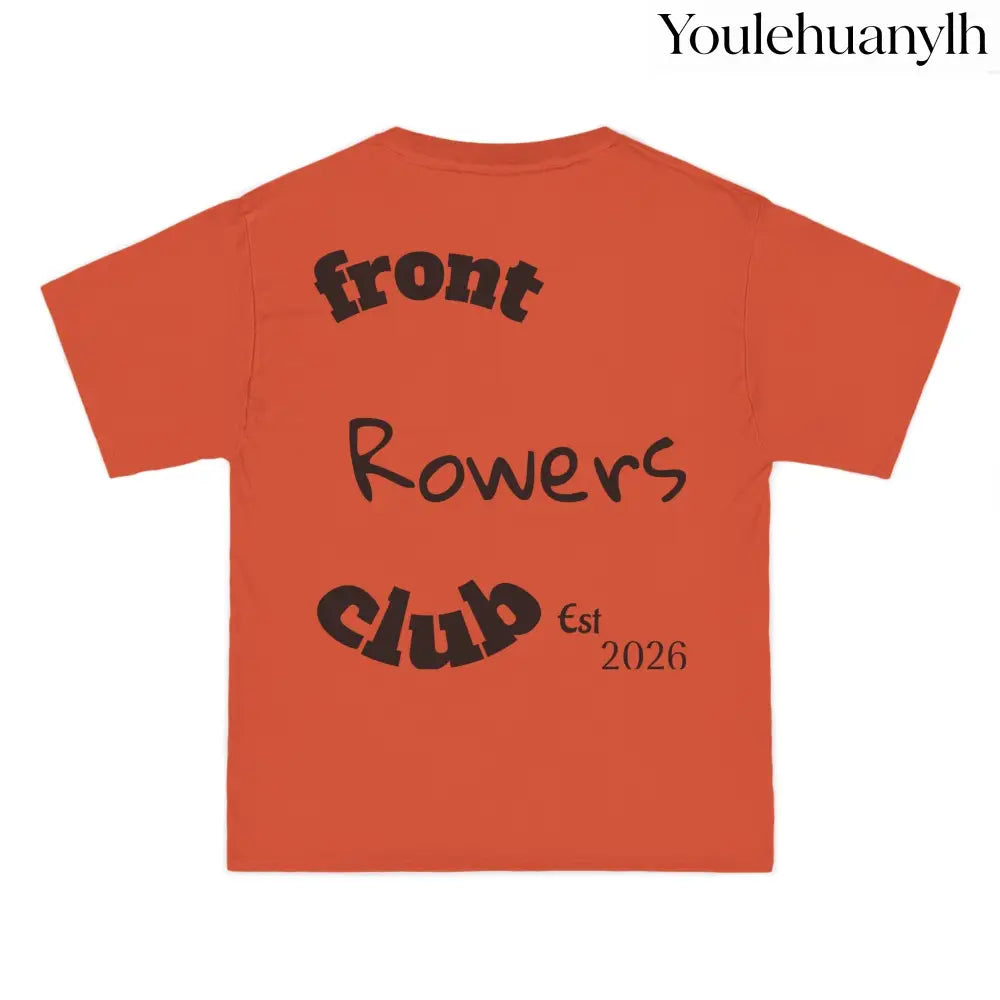 Front Row Social Club T-Shirt, Vintage Rowers Club Graphic Tee - T-Shirt