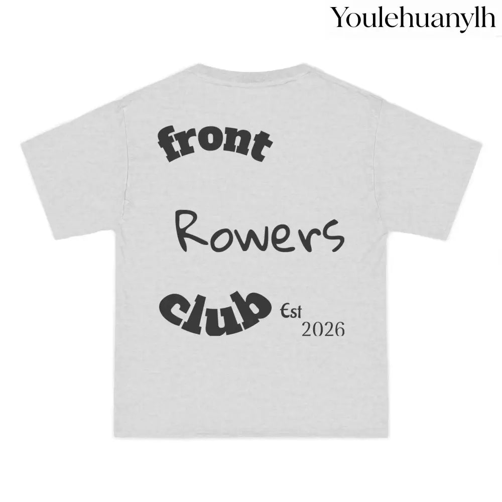 Front Row Social Club T-Shirt, Vintage Rowers Club Graphic Tee - T-Shirt