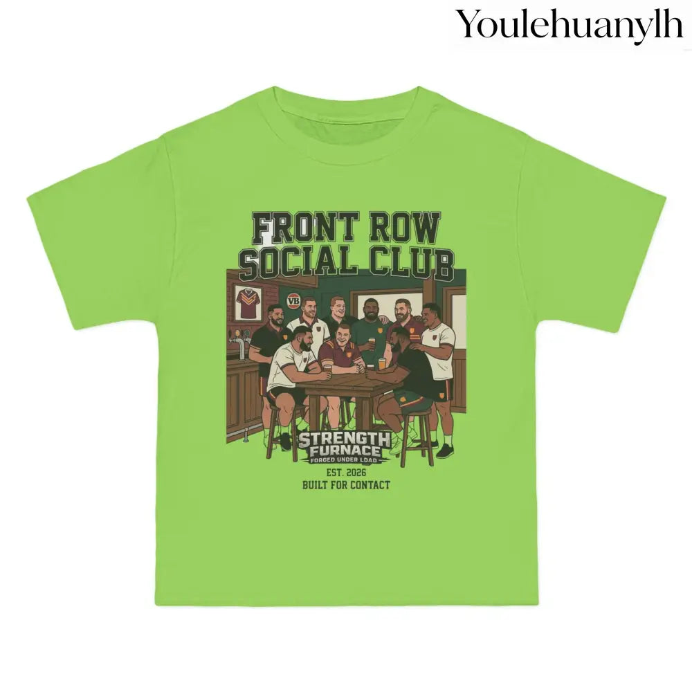 Front Row Social Club T-Shirt, Vintage Rowers Club Graphic Tee - T-Shirt