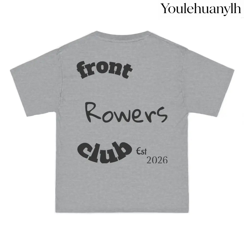 Front Row Social Club T-Shirt, Vintage Rowers Club Graphic Tee - T-Shirt