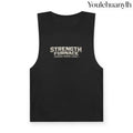 Furnace Tee (monochrome graphic) - Black / XS - MUSCLE TEE