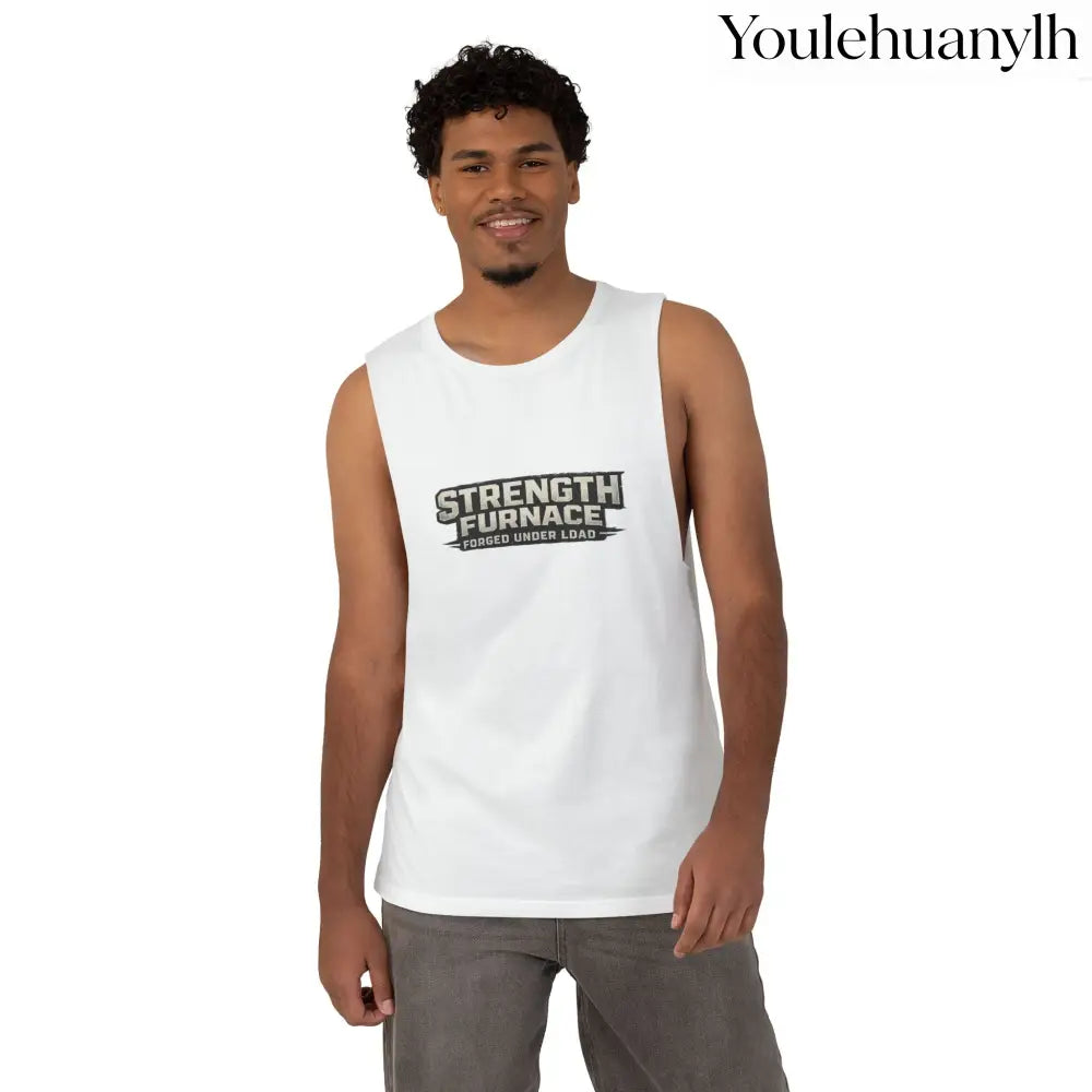Furnace Tee (monochrome graphic) - MUSCLE TEE